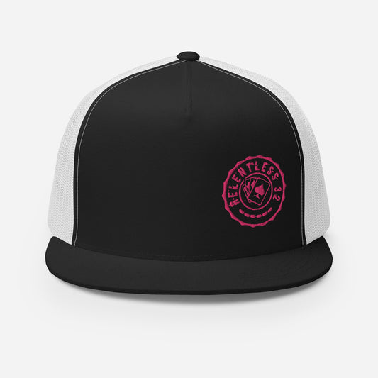 Pink Logo Flat Bill