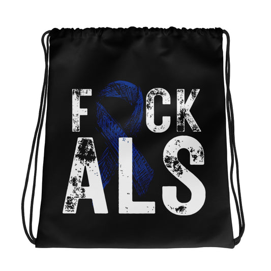 F*ck ALS Drawstring Bag