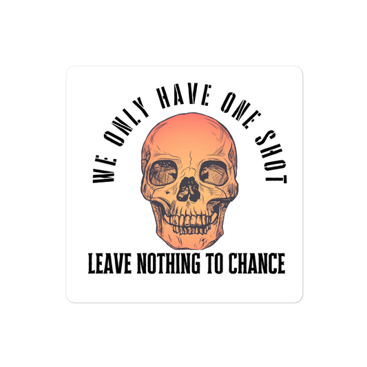 Leave Nothing to Chance Sticker