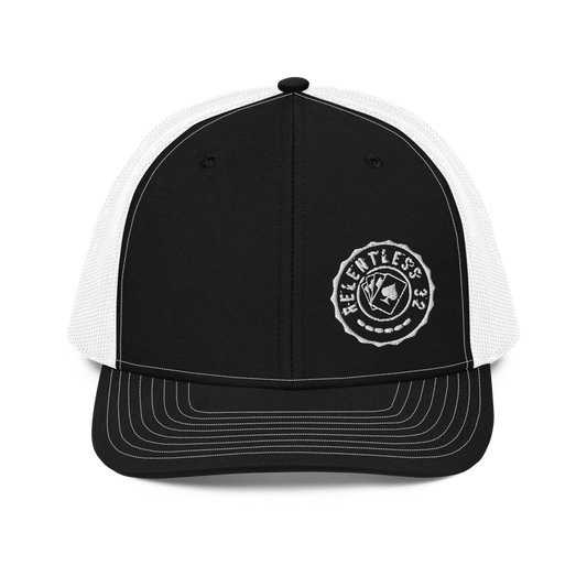 White Logo Curved Bill