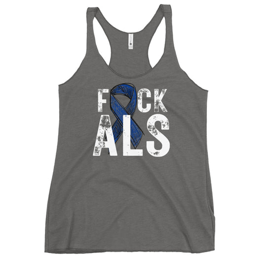 Women's F*ck ALS  Big Letter Tank