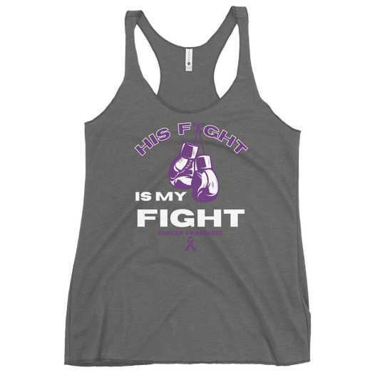 Women's His Fight Cancer (Purple) Tank