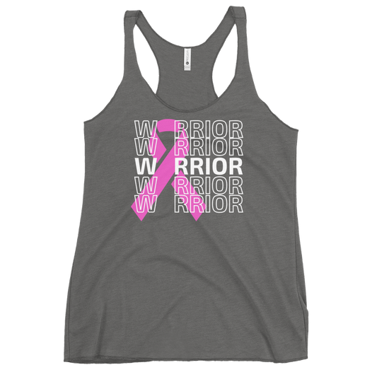 Women's Big Pink Ribbon Warrior Tank
