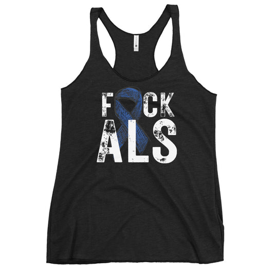 Women's F*ck ALS  Big Letter Tank