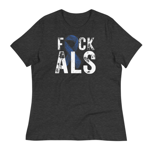 Women's Big Letter F*ck ALS  T-Shirt